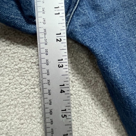 Hudson Jeans Women's 24 Blue Distressed Holly Straight Leg Mid Rise‎ 5-Pocket - Picture 14 of 16